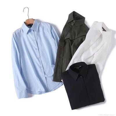 Women's Casual Cotton Linen Blouse Shirt Loose Fit Long Sleeve Lapel Top Solid Color Button Down Streetwear Comfortable Breathable Outwear For Spring Summer
